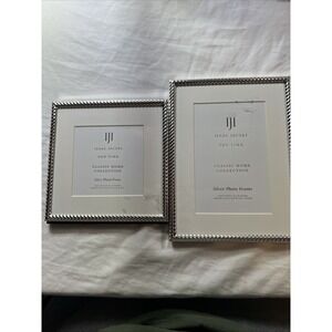 Set Of 2 Isaac Jacobs Silver Plated Picture Frames